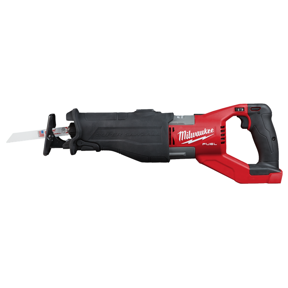 Sierra de sable M18 FUEL Super SAWZALL con Batería FORGE 8.0Ah, Cargador Rápido y Maletín Milwaukee M18 FSX-801C