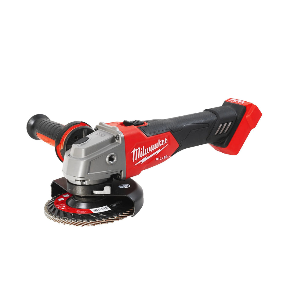 Amoladora angular 125mm M18 FUEL con Interruptor de botón Milwaukee M18 FSAG125X-0