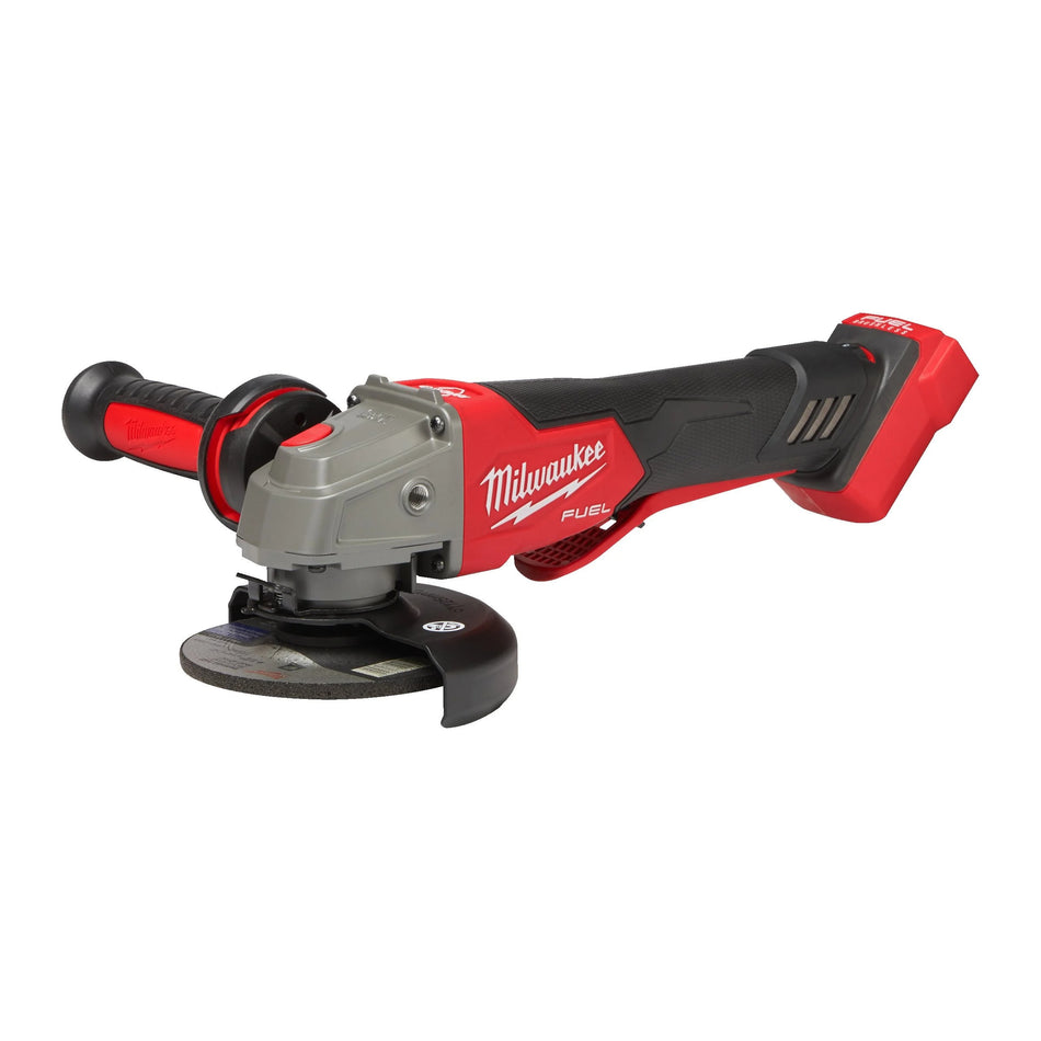 Amoladora angular 115mm M18 FUEL con Velocidad Variable, Freno e Interruptor de paleta Milwaukee M18 FSAGV115XPDB-0