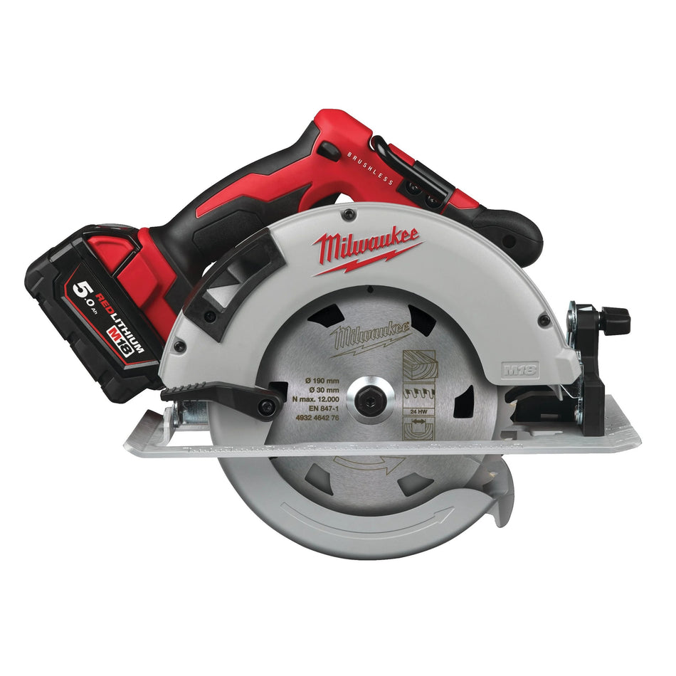 Sierra circular de 190mm M18 Brushless Milwaukee M18 BLCS66-0