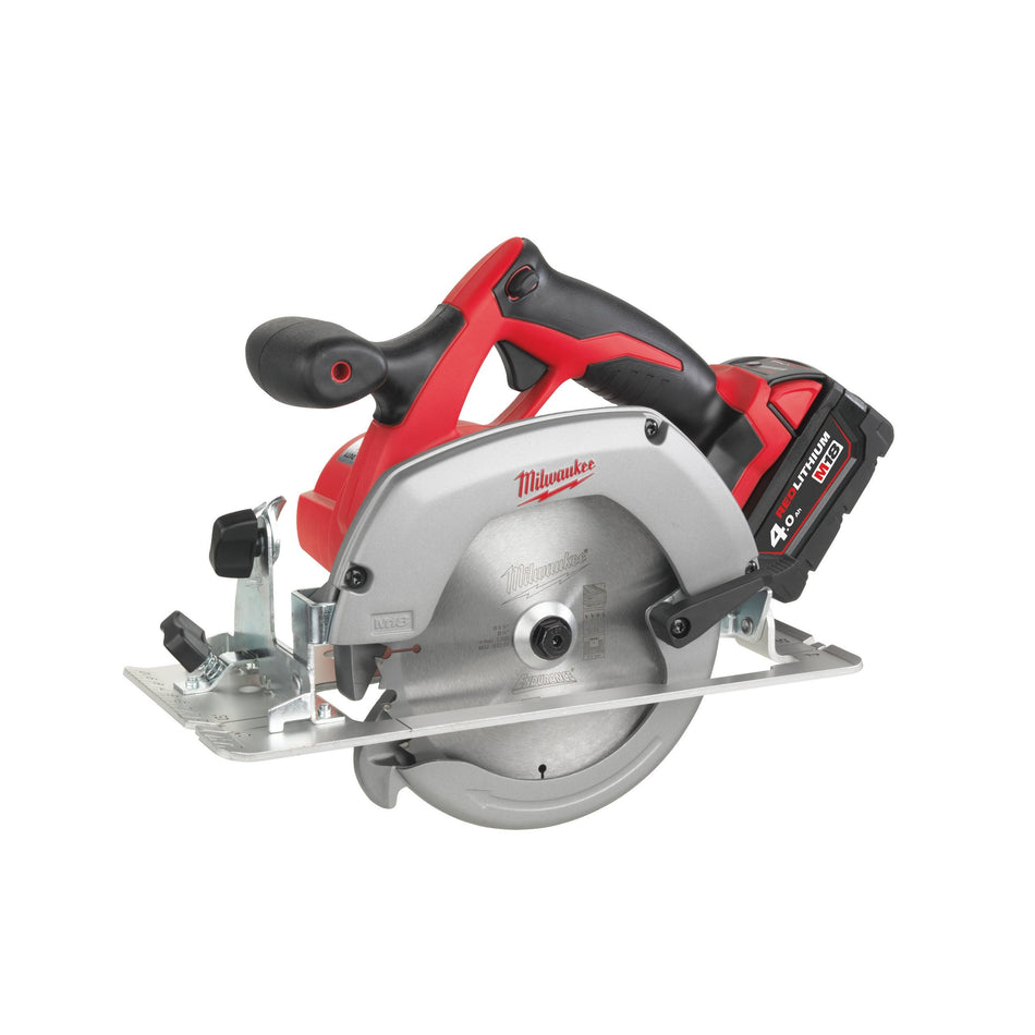 Sierra circular de 165mm M18 Heavy Duty con 2 Baterías 4.0Ah, Cargador y Bolsa de transporte Milwaukee HD18 CS-402B