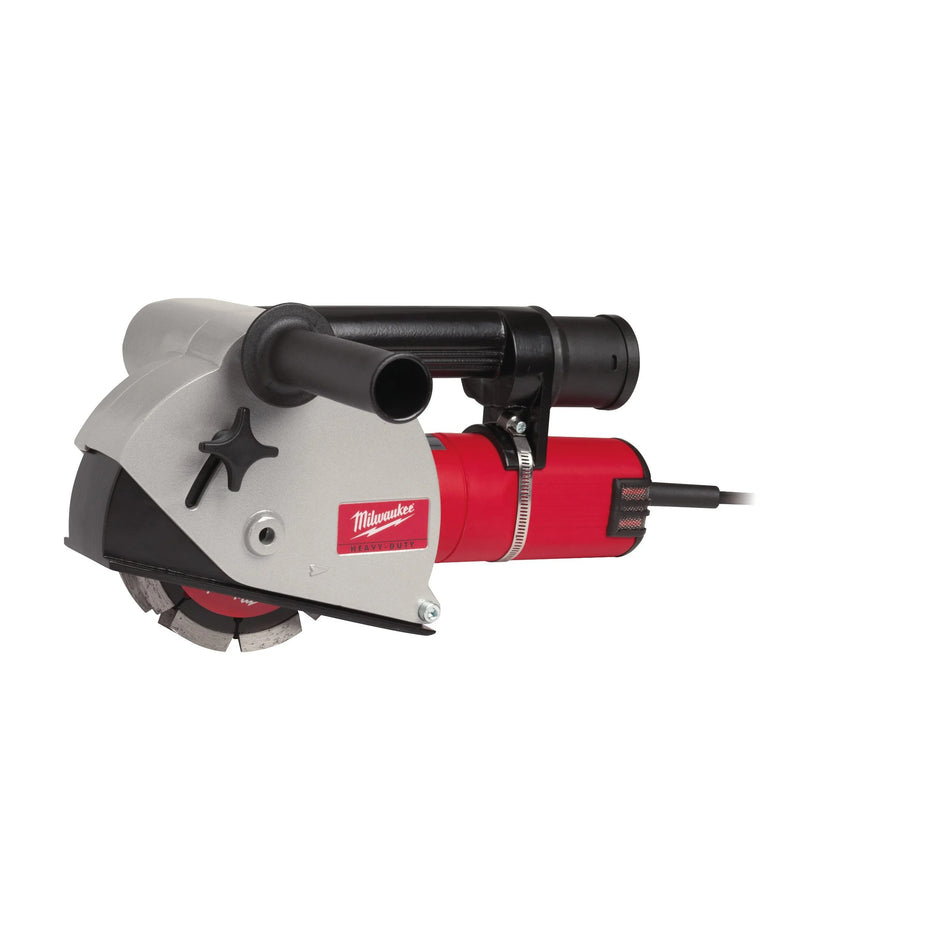 Rozadora de muros 125mm 1500W profundidad 30mm con Maletín Milwaukee WCE 30