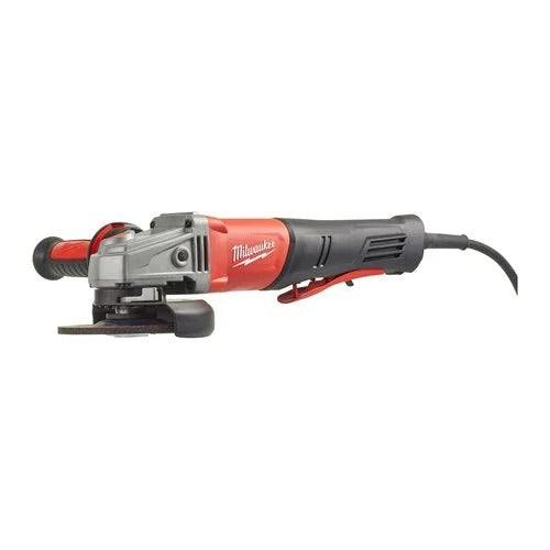 Amoladora angular 1250W 125mm con Freno, AVS Interruptor de paleta con Maletín Milwaukee AGV 13-125 XSPDEB KIT
