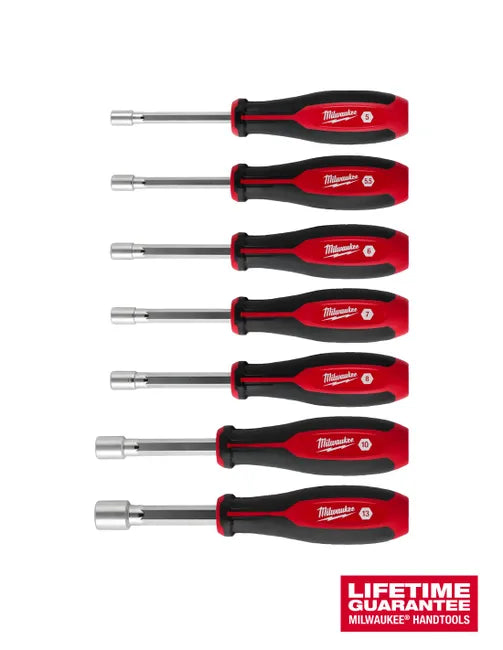 Juego De 7 Destornilladores De Tubo Magnéticos Hollowcore Milwaukee 4932479891