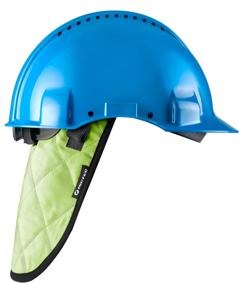 Cubrenucas refrigerante Inuteq Neckcool Helmet Basic, tecnología H20