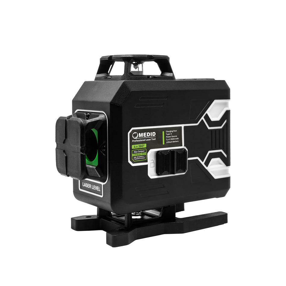 Nivel láser verde 4D 360º con Inclinómetro Medid 5669