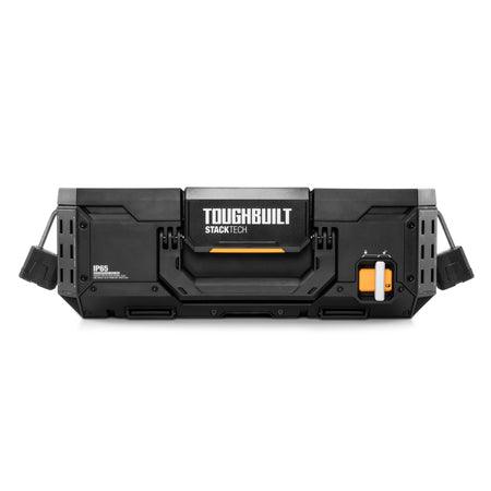 Interior organizado con contenedores y divisores en caja ToughBuiltt