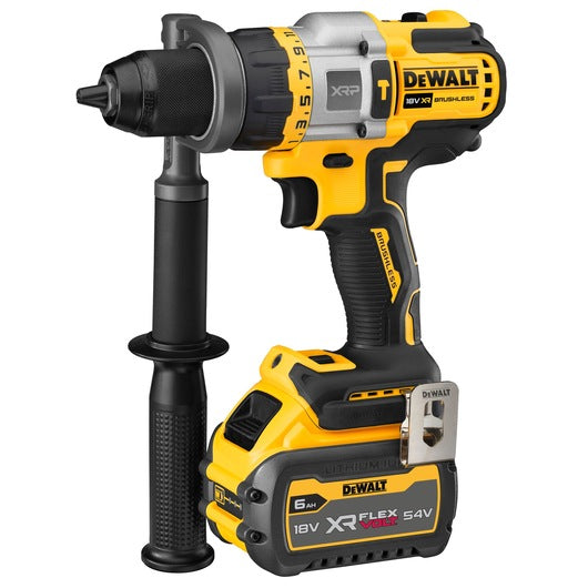 Taladro Percutor XRP XR 18V FLEXVOLT ADVANTAGE con 1 batería 6.0Ah y Maletín DeWalt DCD999T1
