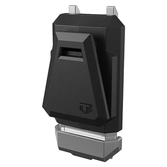 Detalle de la interfaz de conexión del hub StackTech para accesorios