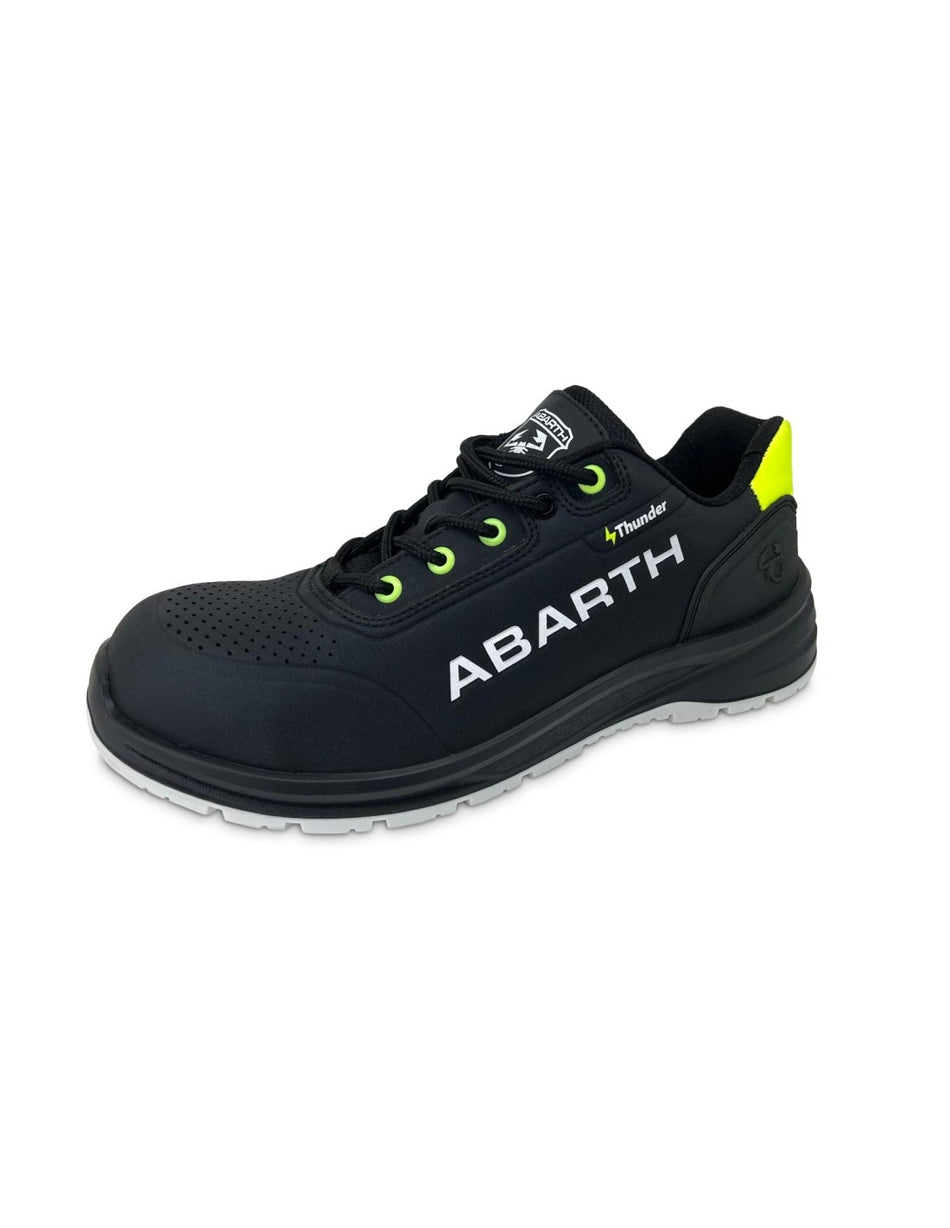 Zapato de seguridad SB+PL+E+WPA Dieléctrico Abarth THUNDER BLACK