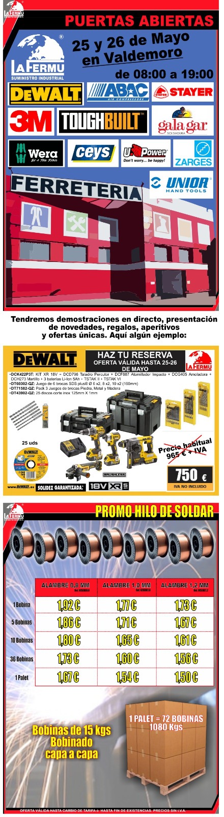 Feria presencial 25-26 Mayo 2023 Tienda Valdemoro